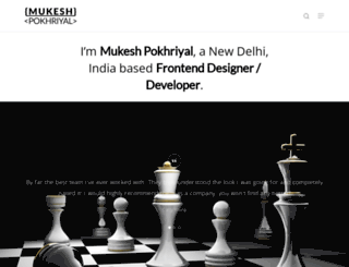 mukeshpokhriyal.com screenshot