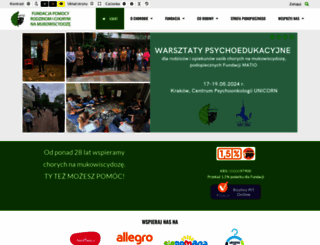 mukowiscydoza.pl screenshot