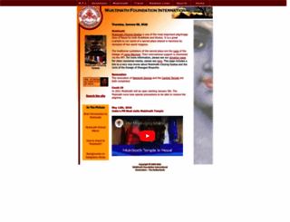 muktinath.org screenshot