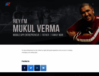 mukulverma.com screenshot