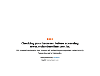 mulandeonline.com.br screenshot