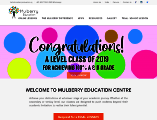 mulberryeducation.sg screenshot
