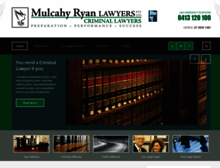 mulcahyryanlawyers.com.au screenshot