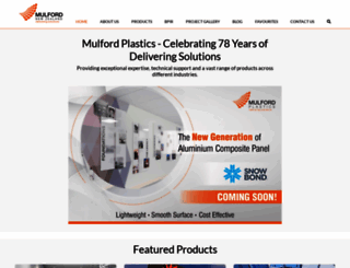 mulfordplastics.co.nz screenshot