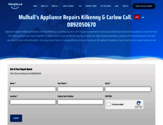 mulhallsrepairs.com screenshot