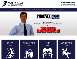 mullenorthopedic.com screenshot