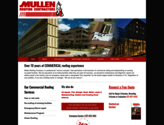 mullenroofing.com screenshot