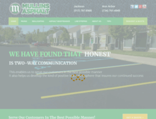 mullinsasphalt.com screenshot