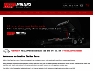 mullinstrailerparts.com.au screenshot