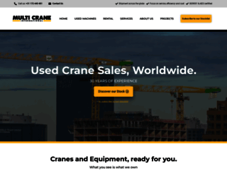 multi-crane.com screenshot