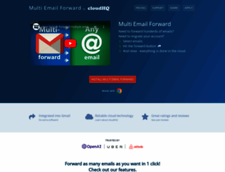 multi-email-forward.com screenshot