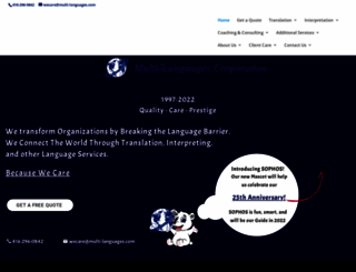 multi-languages.com screenshot
