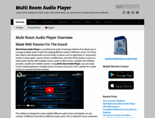 multi-room-audio-player.com screenshot