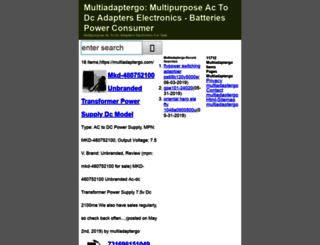 multiadaptergo.com screenshot