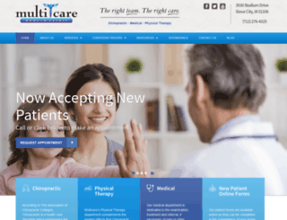 multicareclinic.com screenshot