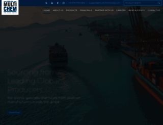 multichemindia.com screenshot
