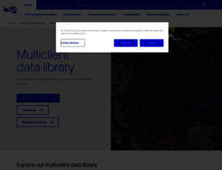 multiclient.slb.com screenshot