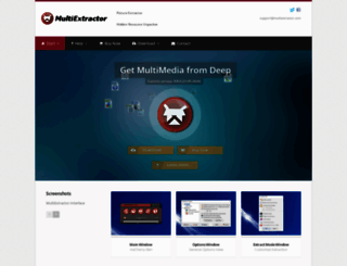 multiextractor.com screenshot