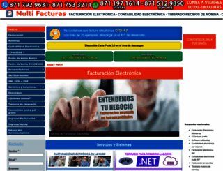 multifacturas.com screenshot