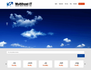 multihost.no screenshot