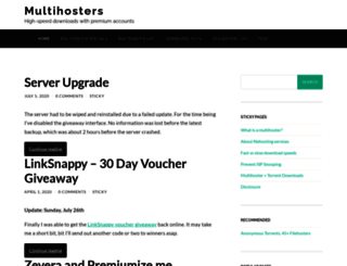 multihosters.wplix.com screenshot