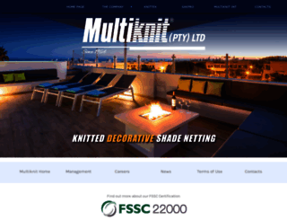 multiknit.co.za screenshot