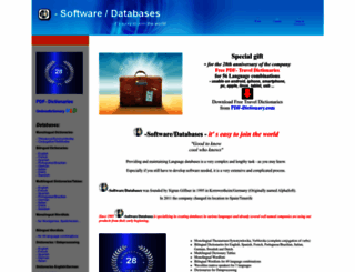 multilingual-databases.com screenshot