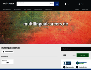 multilingualcareers.de screenshot