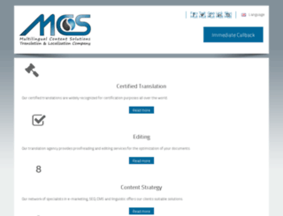 multilingualcontentsolutions.com screenshot