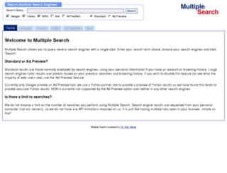 multiplesearch.co.uk screenshot