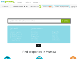 mumbai.indiaproperty.com screenshot