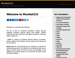 mumbai121.com screenshot