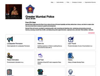 mumbaipolice.maharashtra.gov.in screenshot
