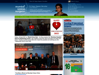mumbaivoicesurgeon.com screenshot