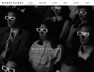 mumblecore.info screenshot