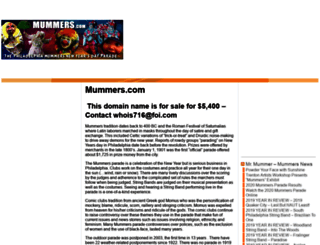 mummers.com screenshot