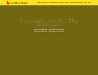 mummyyoga.com screenshot