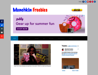 munchkinfreebies.com screenshot