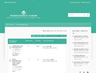 mundgeruch-forum.de screenshot