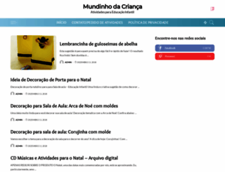 mundinhodacrianca.blogspot.com.br screenshot