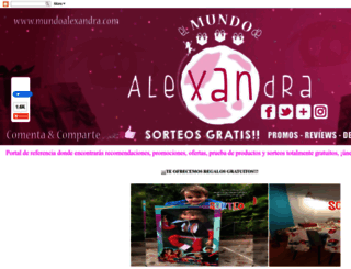 mundoalexandra.com screenshot