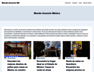 mundoanuncio.com.mx screenshot