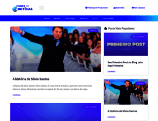 mundodasnoticias.com.br screenshot