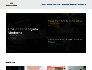 mundodastribos.com screenshot
