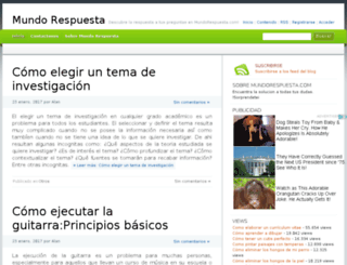 mundorespuesta.com screenshot