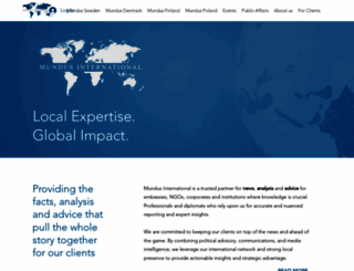 mundus-international.com screenshot