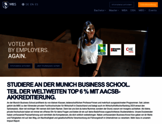 munich-business-school.de screenshot