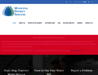 municipaldistrictservices.com screenshot