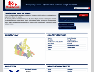 municipality-canada.com screenshot