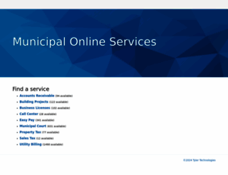 municipalonlinepayments.com screenshot